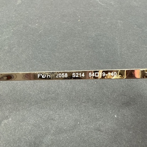 Fysh UK F-2058 Sunglasses 54-19-140 Gradient Gold - Picture 6 of 16